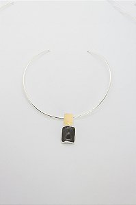 Choker Coleção Duo Colors Duplo Esmaltado