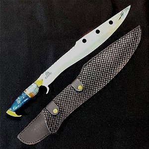 ESPADA AÇO INOX POLIDO 14 POLEGADAS ESPARTANA