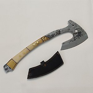 MACHADO AÇO INOX BRUT POLIDO 5,5 POLEGADAS PREMIUM VIKING