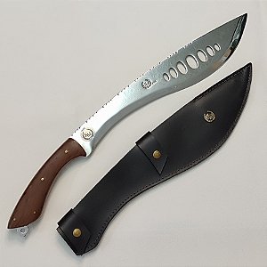 FACÃO AÇO INOX POLIDO 15,5 POLEGADAS KUKRI LIVRO DE ELI