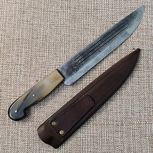 FACA TRADICIONAL AÇO CARBONO BRUTFORGE POLIDO 8,5 POLEGADAS BESOURO