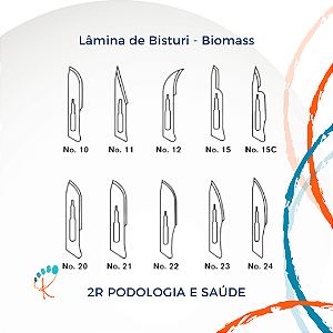 Lâmina de Bisturi Descartável | Podologia e Saúde