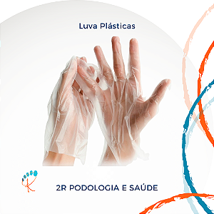 Luvas Plásticas Descartáveis c/100 | Uso Geral e Proteção