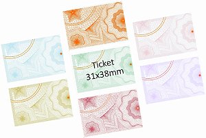 Ticket Couchê Economico - 31x48mm - Bobina 5000 unid