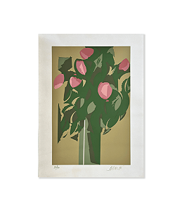 SERIGRAFIA FLORES ROSA