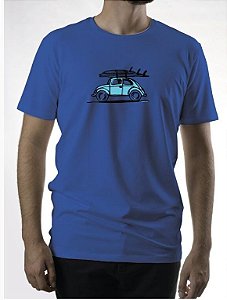 T-shirt Estonado Silk Fusca Azul - Use Custom