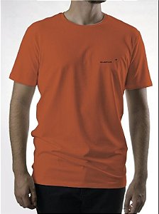 T-shirt Estonado Silk Remos Laranja - Use Custom
