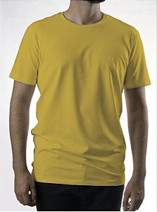 T-shirt Estonado Silk Bike Amarelo - Use Custom