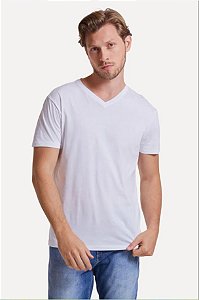 Camiseta Basica V Reserva Branco 3G - Petter Sathler