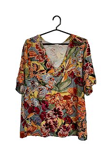 Camiseta Manga Curta Orquidea Agua De Coco - Duett