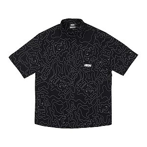 Button Shirt Mountains Black - High Company