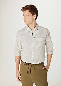 Camisa Hering Básica Masculina Xadrez Manga Longa