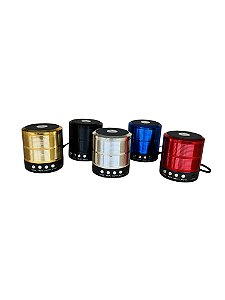 Mini Caixa Caixinha Som Portátil Bluetooth Mp3 Fm Sd Usb