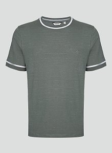 Tshirt Manga Curta Dc Flame Bicolor Verde Medio - Dudalina