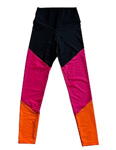 CALCA LEGGING BLOCK - TRI PRETO/ROSA/ - HOPE RESORT