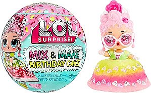 Lol surprise mix & make Birthday cake - Apaixonados por importados