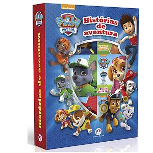 Box com 6 mini livros da Patrulha Canina