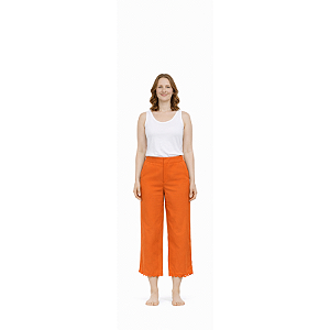 Calça Laranja Sunset Tailoring - Animale