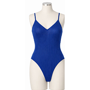 Body de Tricot Lurex Azul Blue Glow - Animale