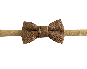 Faixa de Tecido Bebê Linho - Marrom