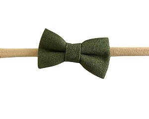 Faixa de Tecido Bebê Linho Verde - Militar
