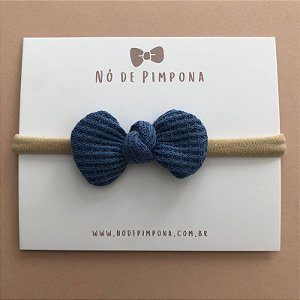 Faixa de Tecido Bebê Algodão-  Azul