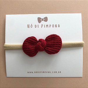 Faixa de Tecido Bebê Algodão-  Vermelho