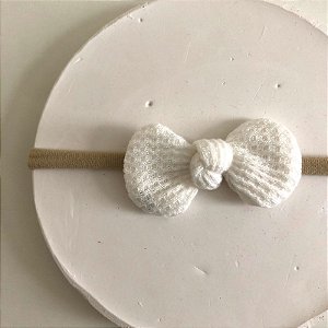 Faixa de Tecido Bebê Algodão-  Branco