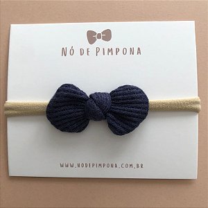 Faixa de Tecido Bebê Algodão-  Azul Marinho