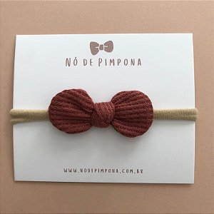 Faixa de Tecido Bebê Algodão-  Marrom