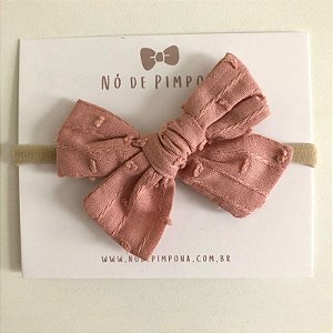 Faixa de Tecido Bebê Algodão - Rose