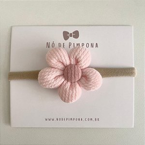 Faixa de Tecido Bebê Algodão-  Flor