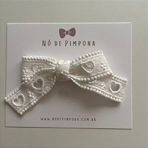 Laço de Rendado Coração