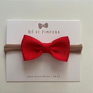 Faixa Para Bebê Jeans - Vermelho