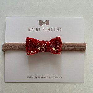 Faixa para Bebê Mini - Vermelho com Estrelas