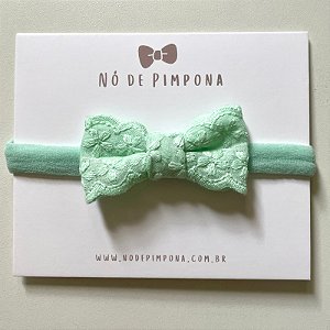 Faixa de Bebê Laços -Verde- Coleção Bambolê