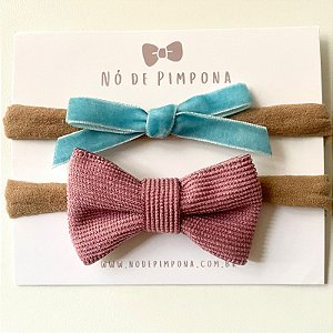 Kit Faixa de Bebê Veludos