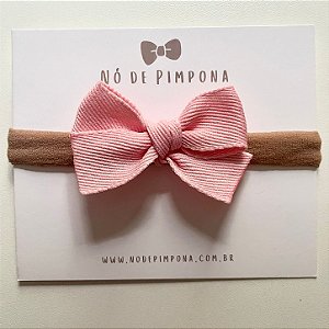 Faixa de Bebê Mini Jeans - Rosa