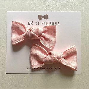 Dupla de Laço Nó Rosa