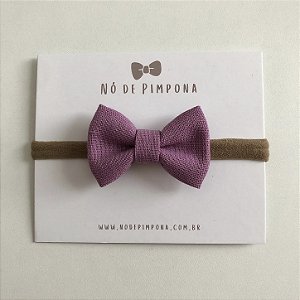 Faixa de Bebê Linho - Roxo
