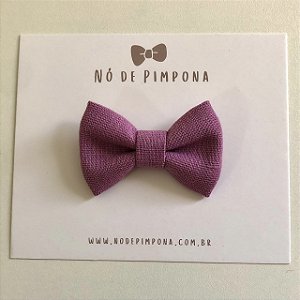 Laço de Linho - Roxo