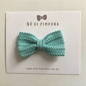 Laço Gravatinha Trabalhado - Coleção Bambolê - Verde