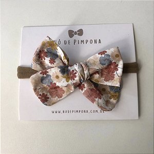Faixa de Bebê Floral Amarelo - (P ou M)