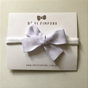 Faixa de Bebê Jeans - Branco