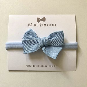 Faixa de Bebê Jeans - Azul Bebê