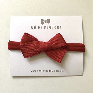 Faixa de Bebê Jeans - Vermelho