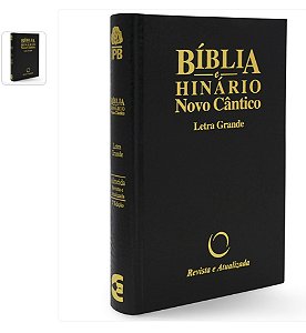BIBLIA E HINÁRIO LETRA GRANDE CAPA DURA