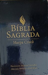 BÍBLIA SAGRADA- HARPA CRISTÃ- REVISTA E CORRIGIDA