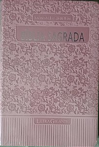 BIBLIA SAGRADA- CAPA LUXO- ROSA