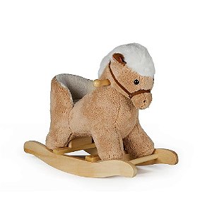 CAVALO DE BALANCO MUSICAL COM ENCOSTO